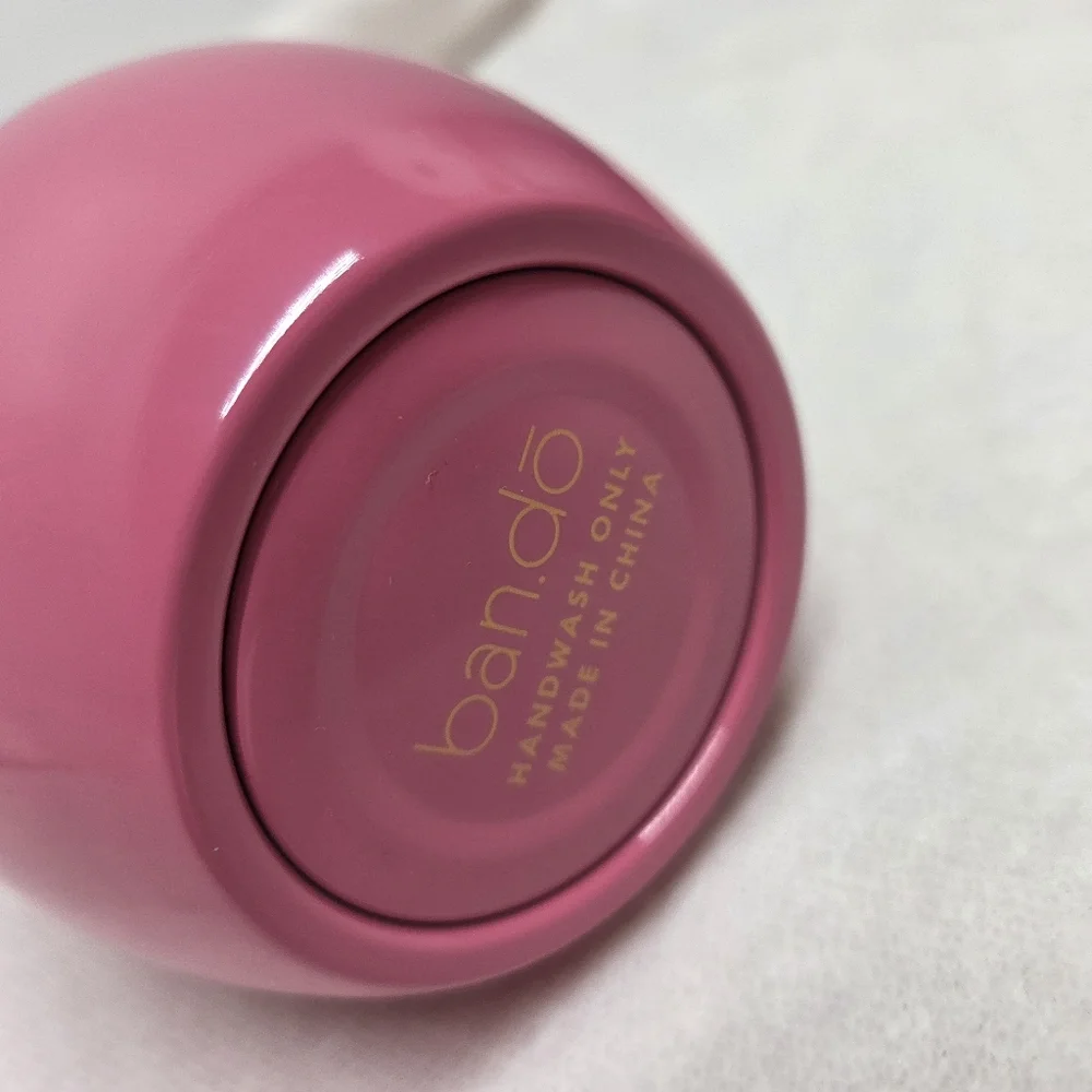 Cute Pink ban.do Stemless Wine Tumbler "Take A Break" Travel Coffee Mug NWT - Picture 5 of 7